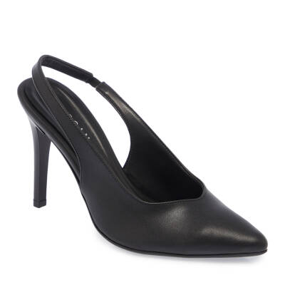  Siyah Vegan Kadın Stiletto - K24I1AY67377-O3C | Siyah 