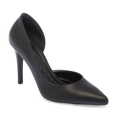  Siyah Vegan Kadın Stiletto - K24I1AY67378-O3C 