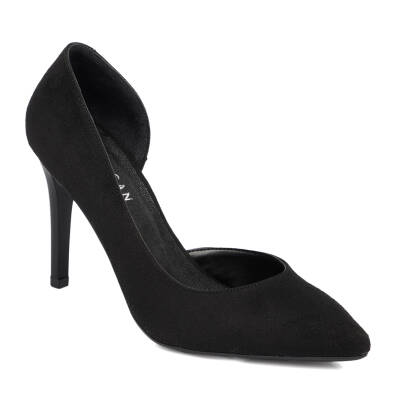  Siyah Vegan Kadın Stiletto - K24I1AY67380-Q4Y | Siyah 