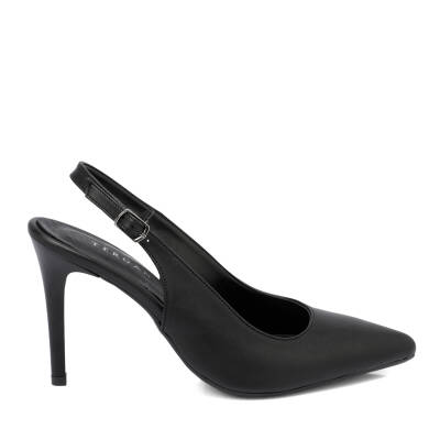  Siyah Vegan Kadın Stiletto - K24I1AY67381-O3C | Siyah - 3