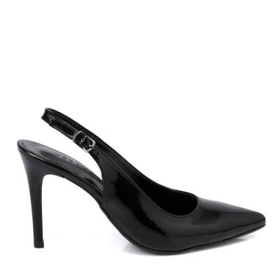  Siyah Vegan Kadın Stiletto - K24I1AY67381-Q4V | Siyah - 3