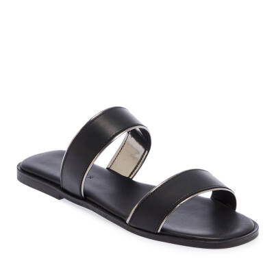 Siyah Vegan Kadın Terlik - K24Y1TR67090-O3C 