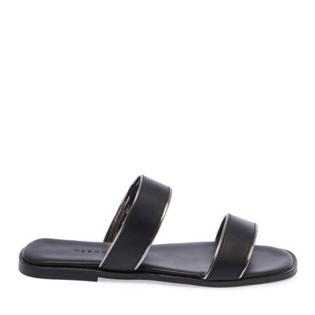 Siyah Vegan Kadın Terlik - K24Y1TR67090-O3C - 3