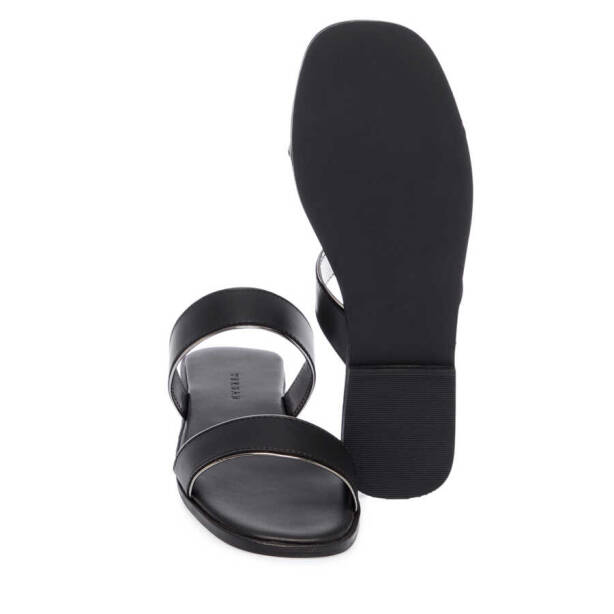 Siyah Vegan Kadın Terlik - K24Y1TR67090-O3C - 4