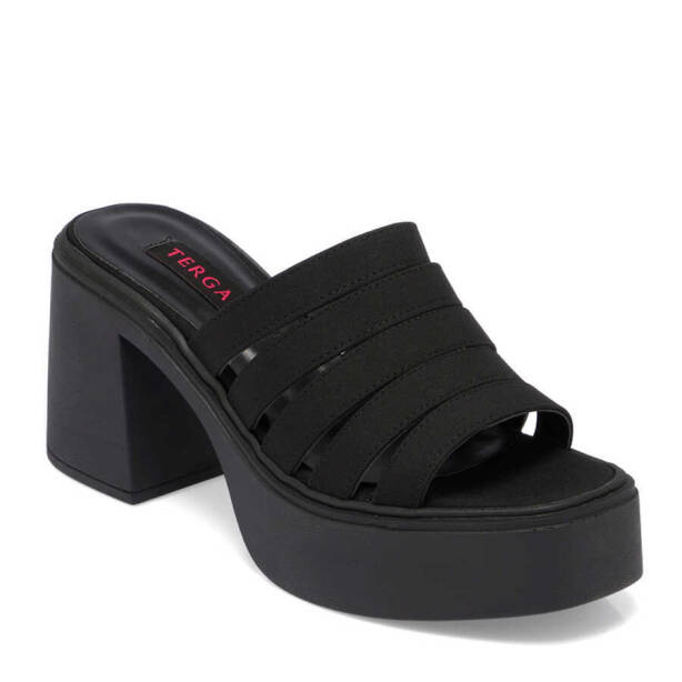 Siyah Vegan Kadın Terlik - K24Y1TR67423-Q8Z - 2