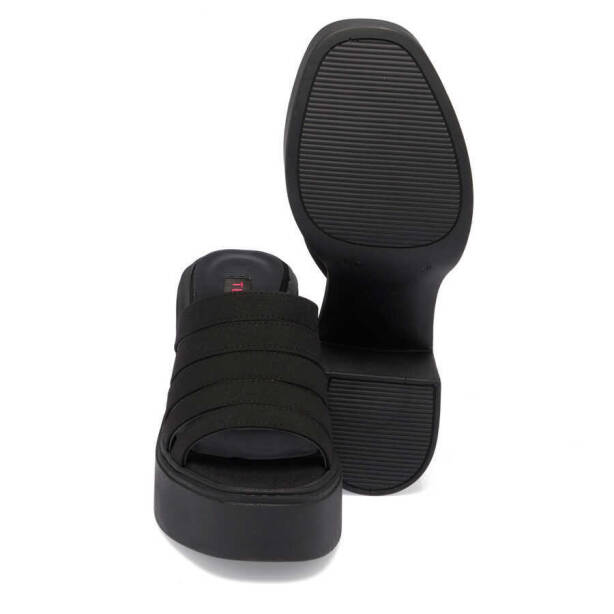 Siyah Vegan Kadın Terlik - K24Y1TR67423-Q8Z - 4