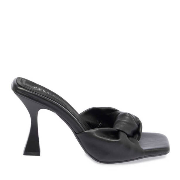 Siyah Vegan Kadın Terlik - K24Y1TR67424-O3C - Tergan