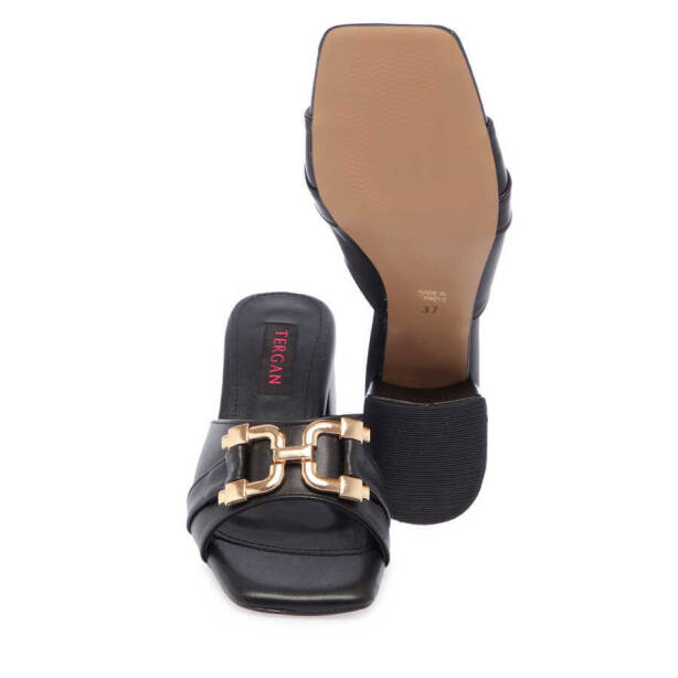 Siyah Vegan Kadın Terlik - K24Y1TR67445-O3C - 4