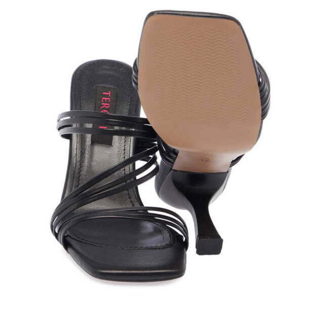 Siyah Vegan Kadın Terlik - K24Y1TR67480-O3C - 4