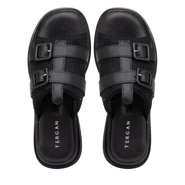 Siyah Vegan Kadın Terlik - K25Y1TR67957-Q0V - 5