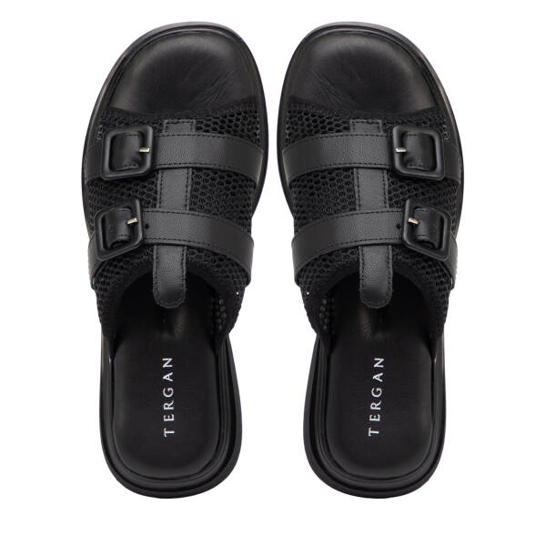 Siyah Vegan Kadın Terlik - K25Y1TR67957-Q0V - 5