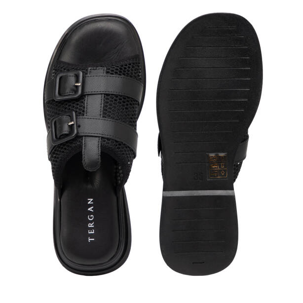 Siyah Vegan Kadın Terlik - K25Y1TR67957-Q0V - 6
