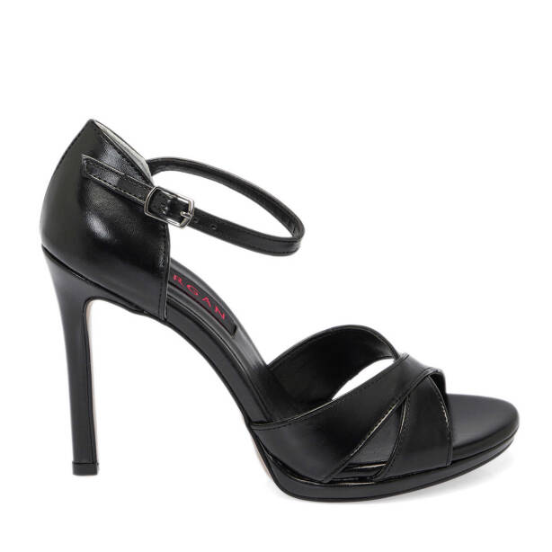 Siyah Vegan Kadın Topuklu Ayakkabı - K25Y1AY67811-D62 - 1