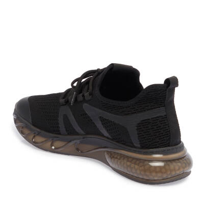 Siyah Vegan-Tekstil Erkek Sneaker - E24I1AY56871-I46 - 2