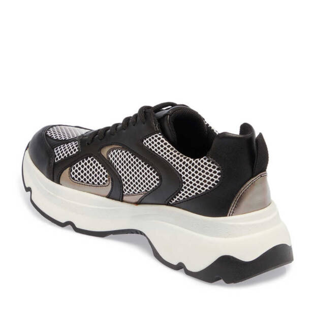 Siyah Vegan - Tekstil Kadın Sneaker - K24I1AY67364-O3C - 3