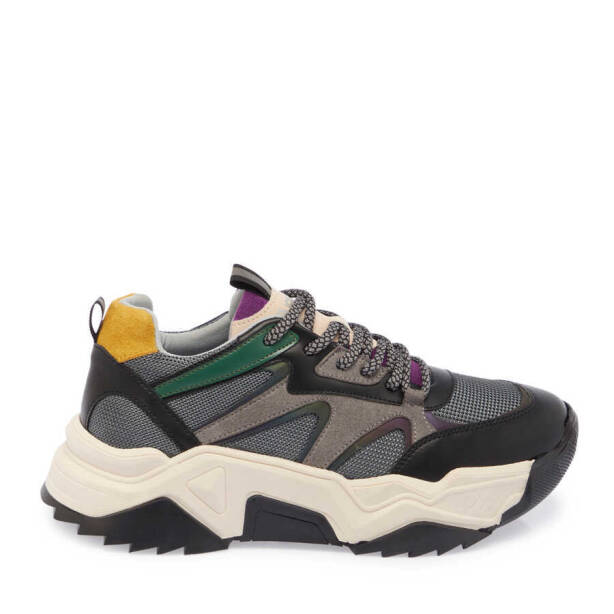Siyah Vegan - Tekstil Kadın Sneaker - K24S1AY67646-D62 - 3