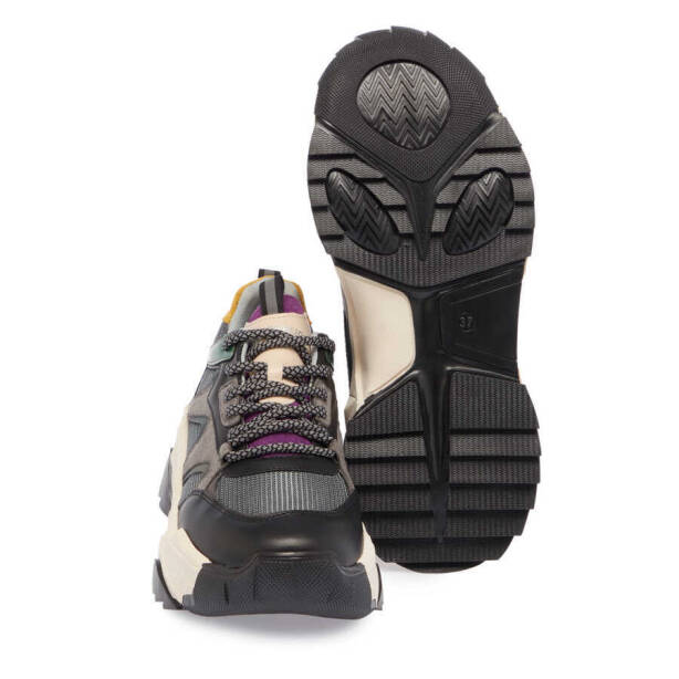 Siyah Vegan - Tekstil Kadın Sneaker - K24S1AY67646-D62 - 4