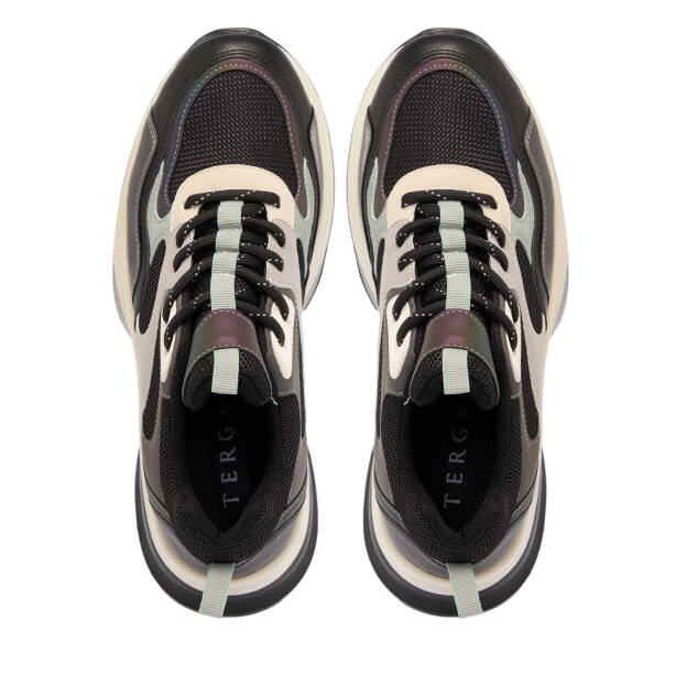 Siyah Vegan - Tekstil Kadın Sneaker - K25S1AY68176-O3C - 5