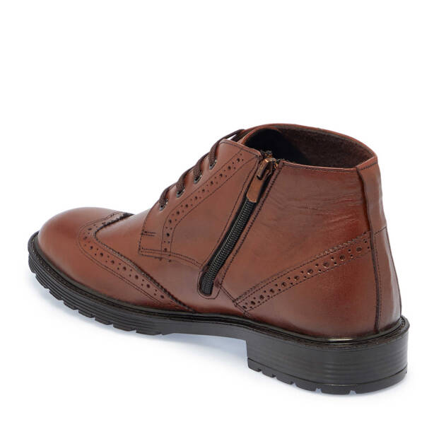 Taba Deri Erkek Bot - E24K1BT57265-A29 - Tergan