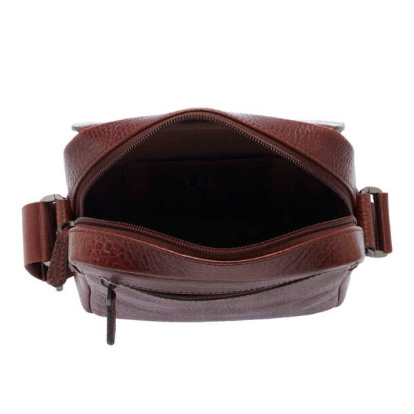 Taba Hakiki Deri Erkek Çapraz Askılı Çanta - S1AC00021448-P4Y - 5
