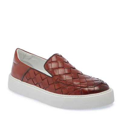 Taba Deri Erkek Casual Ayakkabı - E24I1AY56701-X12 