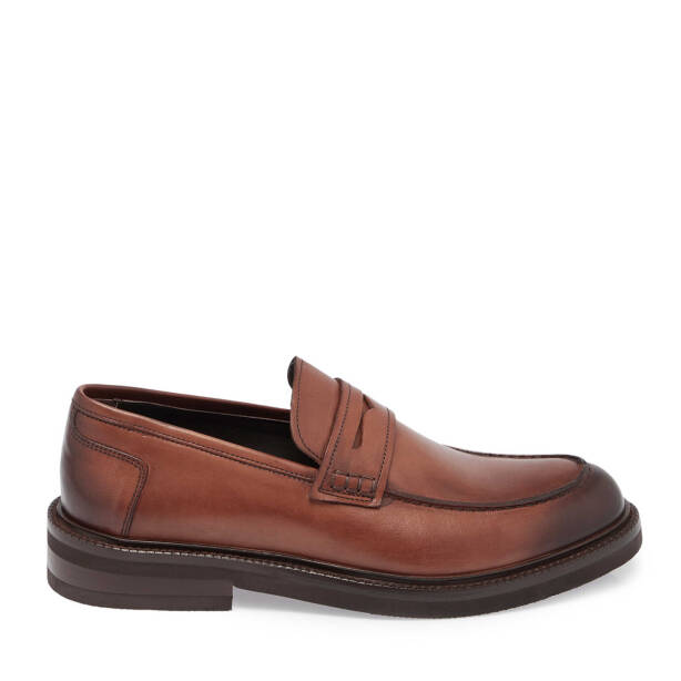 Taba Deri Erkek Casual Ayakkabı - E24S1AY56972-X12 - 3