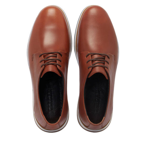 Taba Hakiki Deri Erkek Casual Ayakkabı - E25I1AY57293-A29 - 5