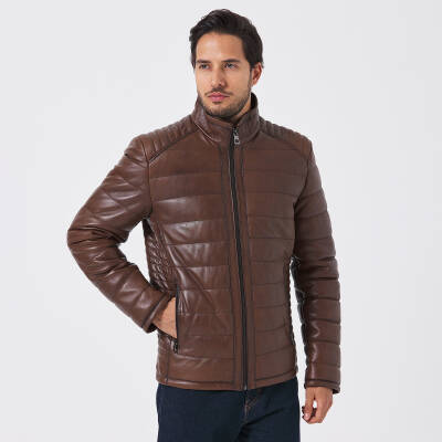 Taba Deri Erkek Deri Mont - E23KDM310514-R46 - 2