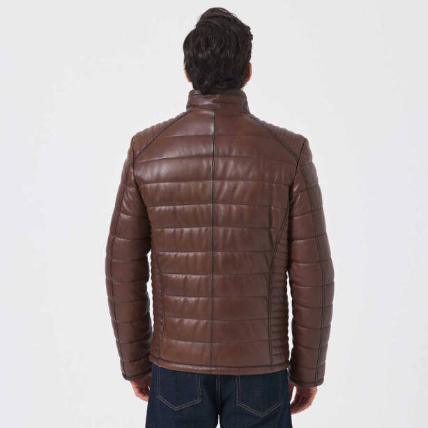 Taba Hakiki Deri Erkek Deri Mont - E23KDM310514-R46 - Tergan
