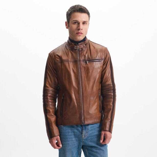 Taba Hakiki Deri Erkek Deri Mont - E24IDM310554-R46 - 3