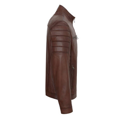 Taba Deri Erkek Deri Mont - E24KDM310576-R46 - 3