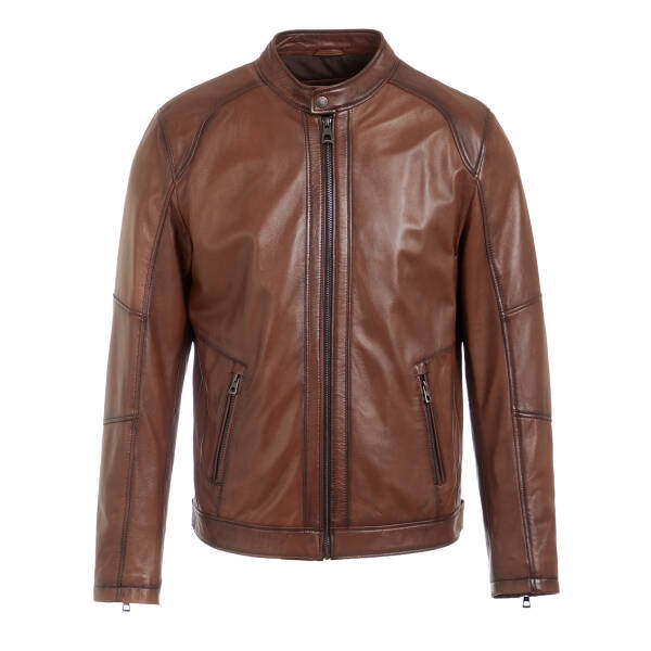 Taba Hakiki Deri Erkek Deri Mont - E25KDM310605-R46 - 1