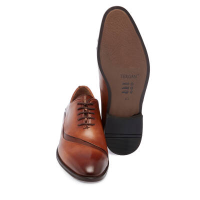  Taba Deri Erkek Klasik Ayakkabı - E24I1AY56673-A37 - 4
