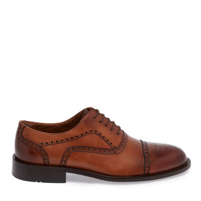 Taba Deri Erkek Klasik Ayakkabı - E24I1AY56676-A37 - 3