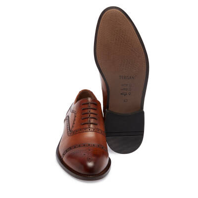  Taba Deri Erkek Klasik Ayakkabı - E24I1AY56676-A37 - 4