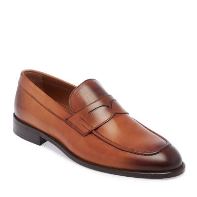  Taba Deri Erkek Klasik Ayakkabı - E24I1AY56678-A37 