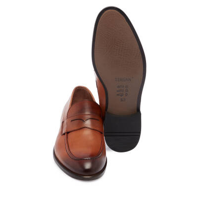  Taba Deri Erkek Klasik Ayakkabı - E24I1AY56678-A37 - 4