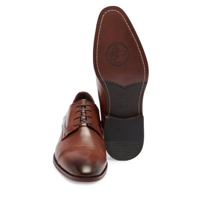  Taba Deri Erkek Klasik Ayakkabı - E24I1AY56886-A37 - 4