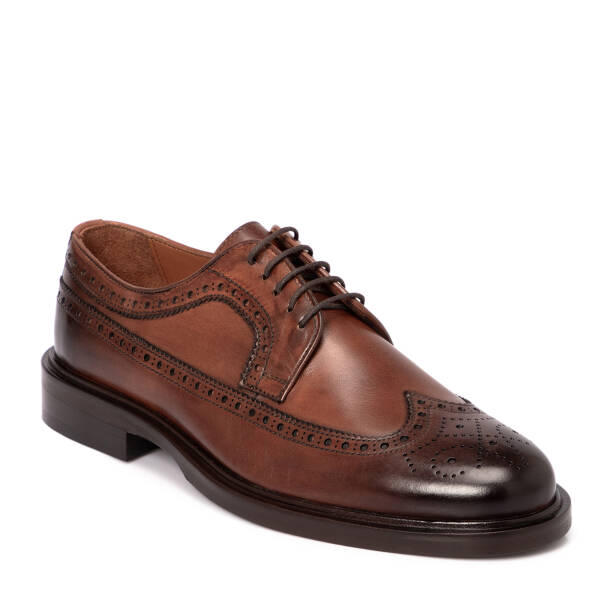 Taba Deri Erkek Klasik Ayakkabı - E25S1AY57453-A37 