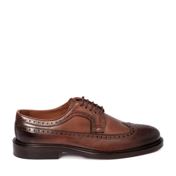 Taba Deri Erkek Klasik Ayakkabı - E25S1AY57453-A37 - 3