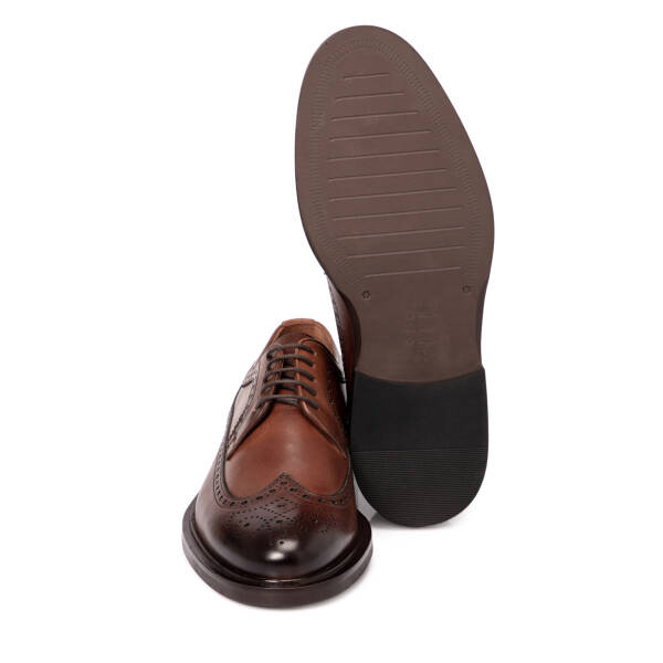 Taba Deri Erkek Klasik Ayakkabı - E25S1AY57453-A37 - 4