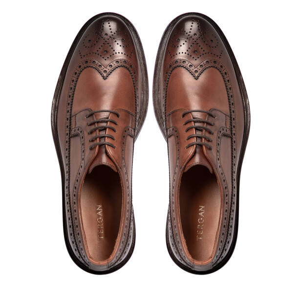 Taba Deri Erkek Klasik Ayakkabı - E25S1AY57453-A37 - 5