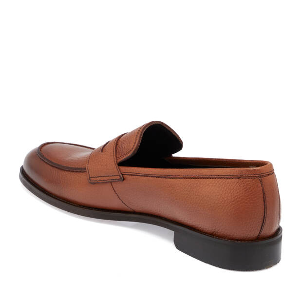 Taba Hakiki Deri Erkek Klasik Ayakkabı - E25S1AY57566-B67 - 3