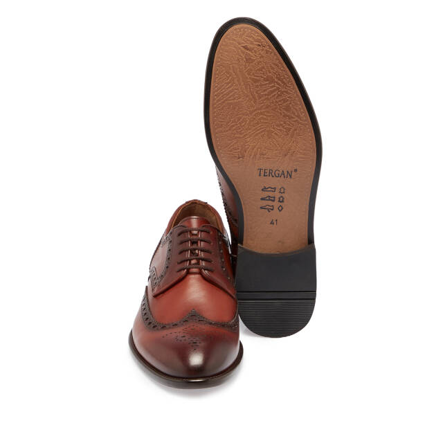 Taba Deri Erkek Klasik Ayakkabı - E25S1AY57574-A37 - 4