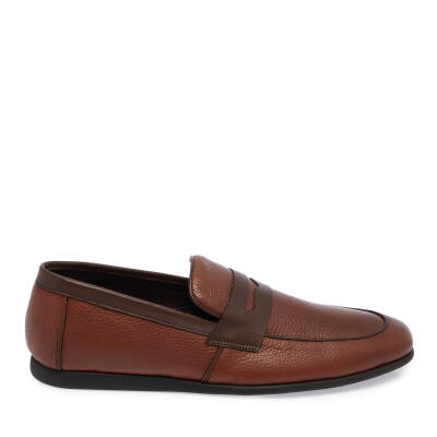  Taba Deri Erkek Loafer - E24I1AY56590-B67 - 3