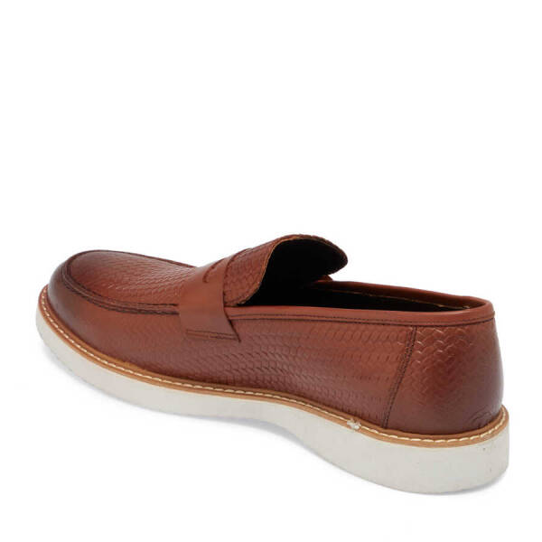 Taba Deri Erkek Loafer - E24I1AY56789-A37 - 2