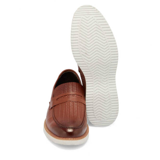 Taba Deri Erkek Loafer - E24I1AY56789-A37 - 4