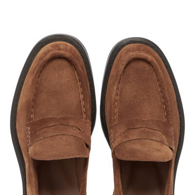 Taba Deri Erkek Loafer - E24S1AY57041-K59 - 5