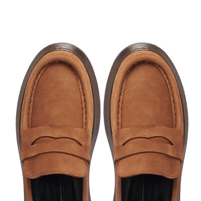  Taba Deri Erkek Loafer - E24S1AY57253-G99 - 5