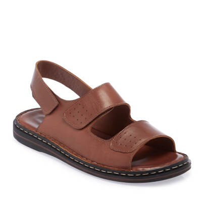 Taba Deri Erkek Sandalet - E25Y1SN57151-A29 